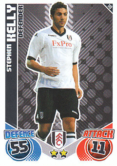 Stephen Kelly Fulham 2010/11 Topps Match Attax #149